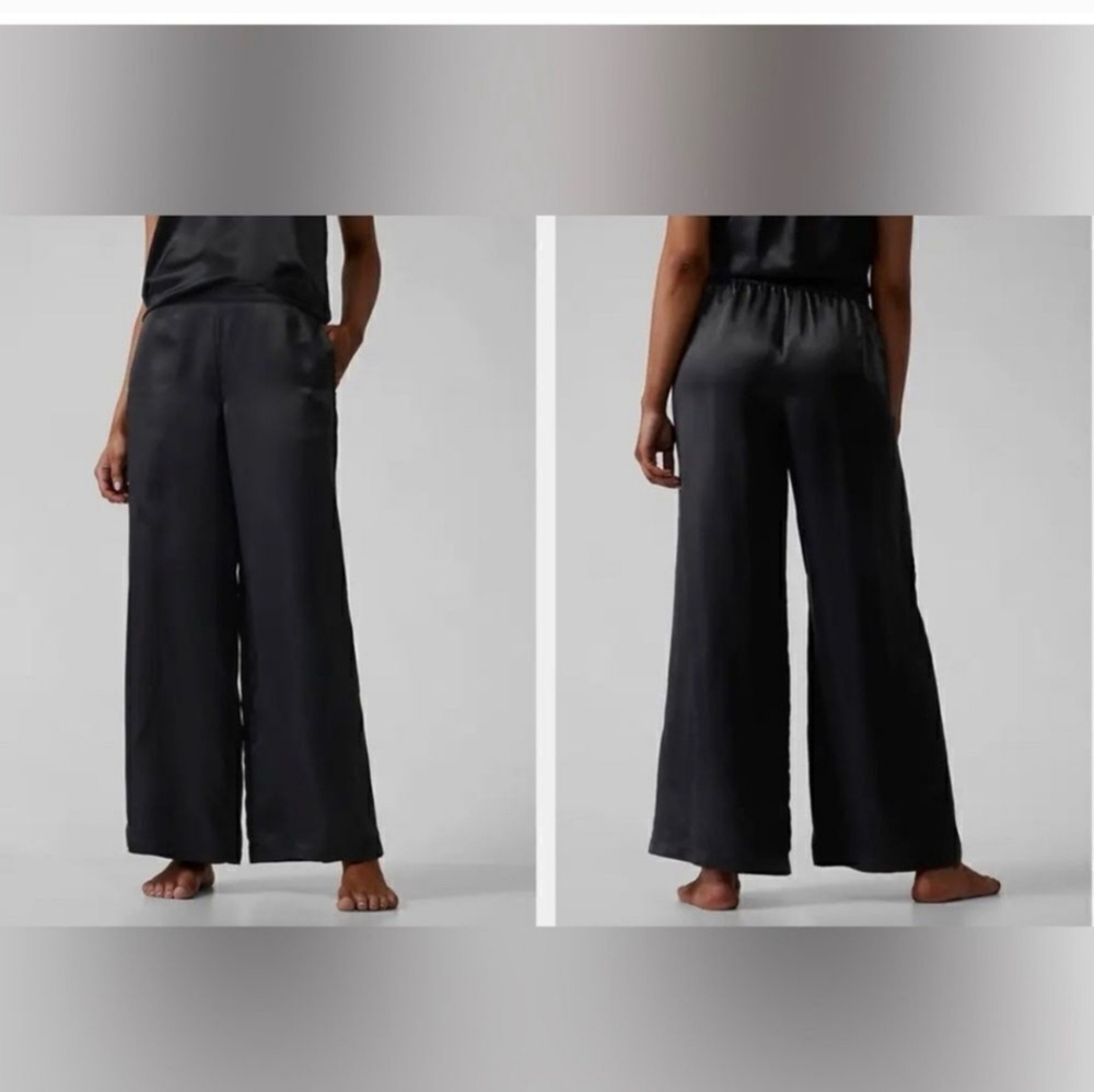 Athleta Calm Cool Pants Black Size Large